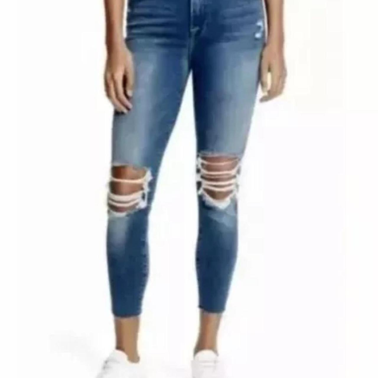 Frame Le High on sale Skinny Distressed Jeans