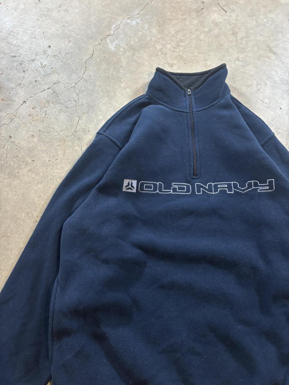 Old Navy Men's Sweatshirt - Black/Navy - L – Navy… - image 3