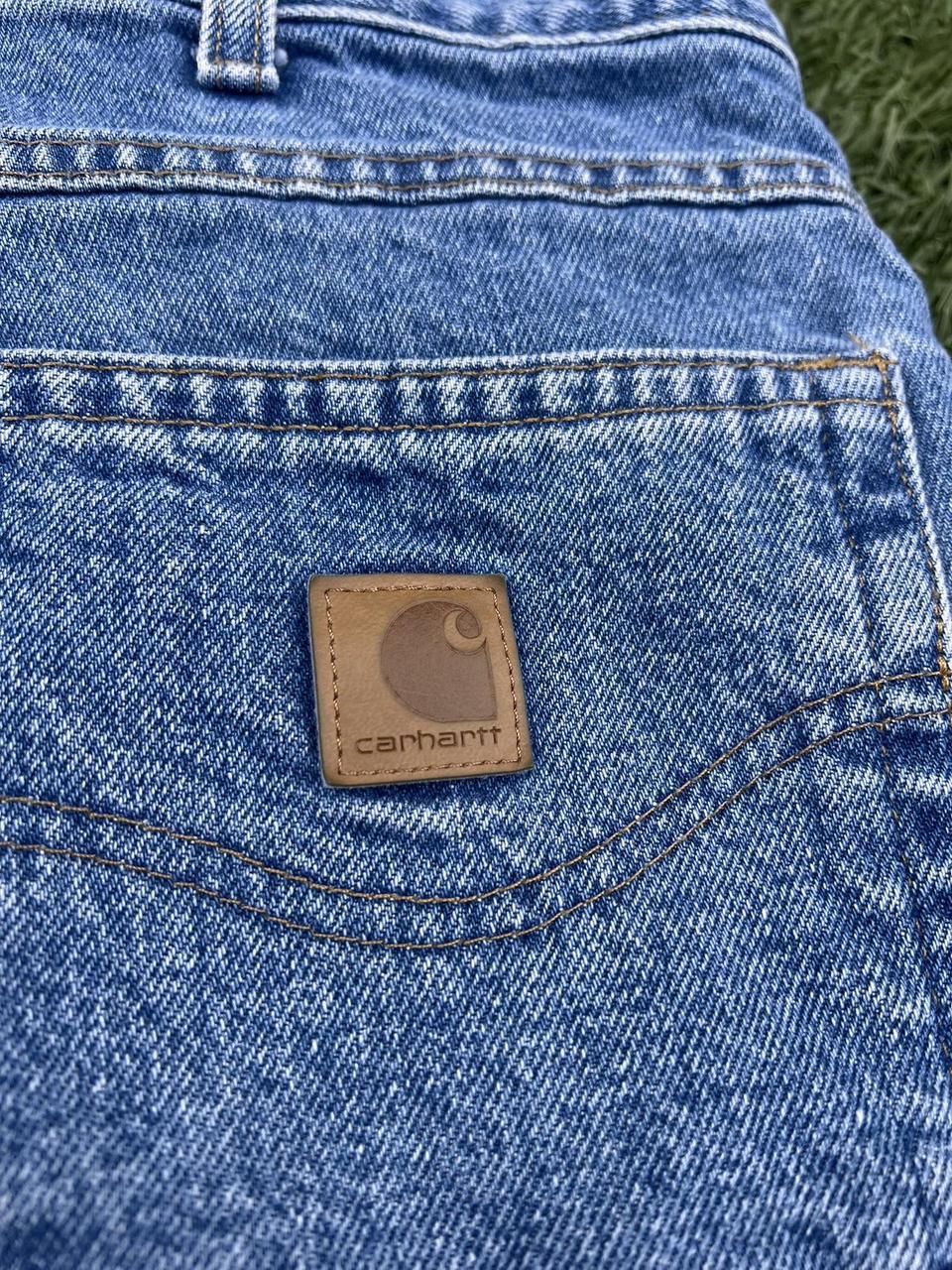 Men’s Carhartt straight fit denim jeans 33x34... - Depop