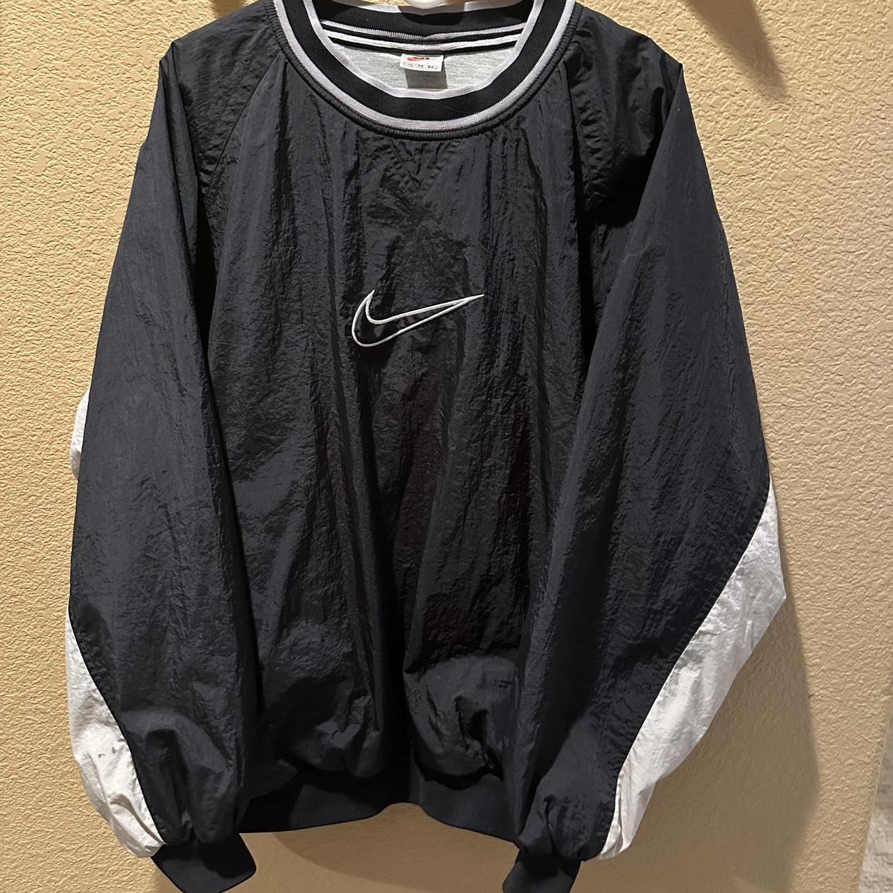 S Vintage Nike Pullover Wind Breaker Size Xl Depop