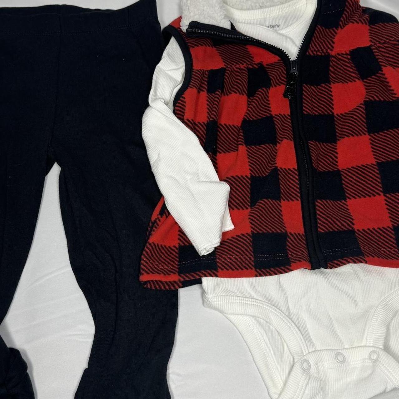 Carter's buffalo clearance plaid vest