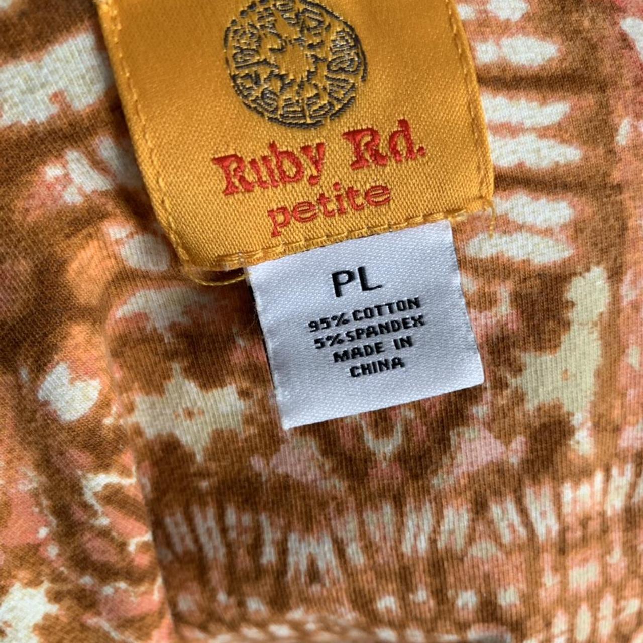 Ruby Rd. Women's Blouse - Orange/Multi - L – ruby… - image 8