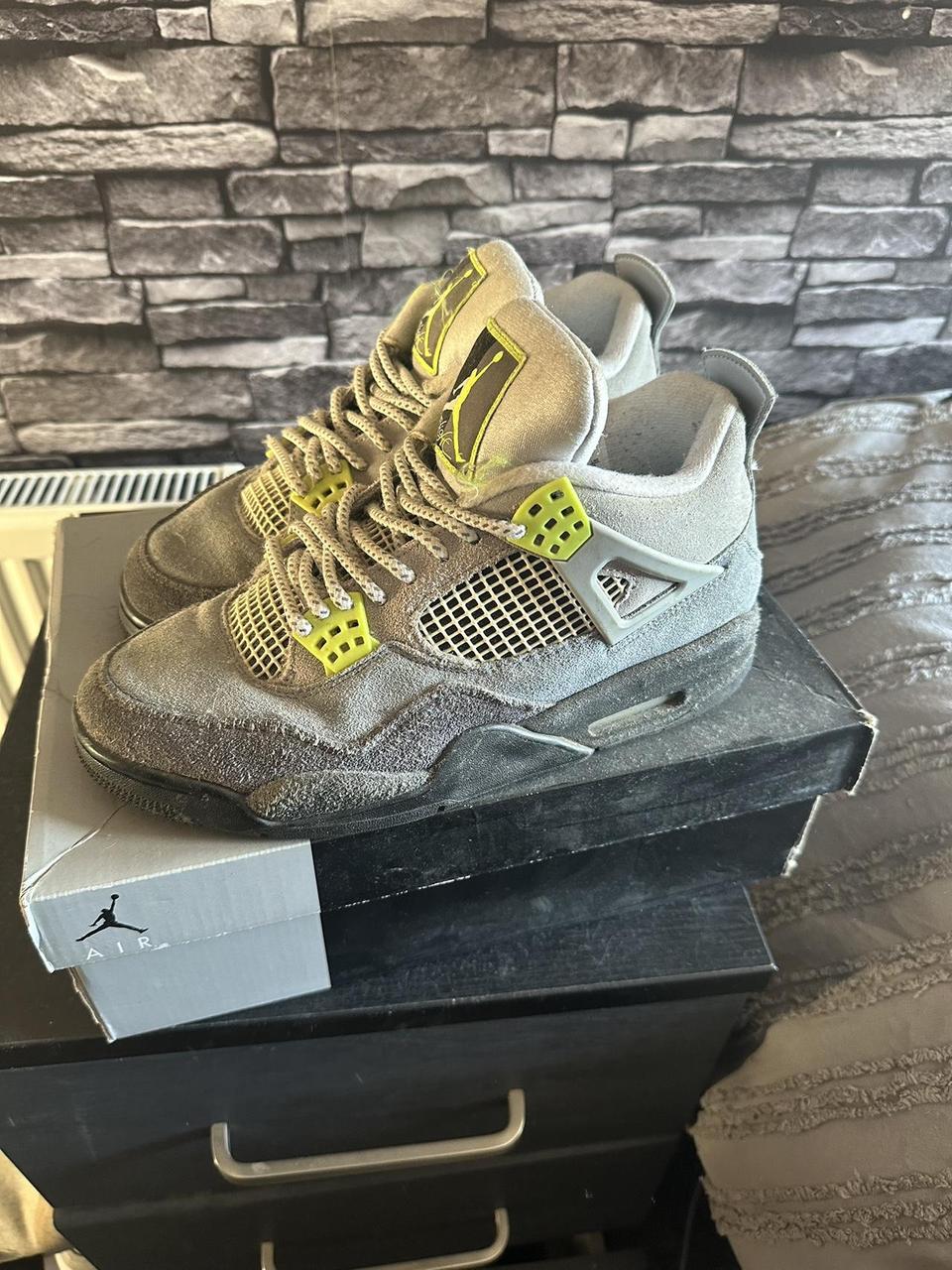 fluorescent green jordans