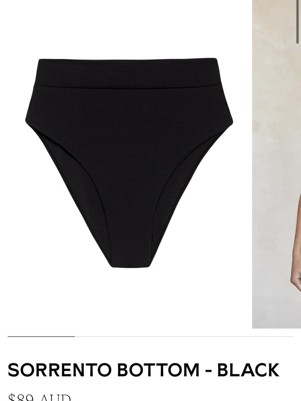 Monday Swimwear Sorrento Bottom Black Size... Depop