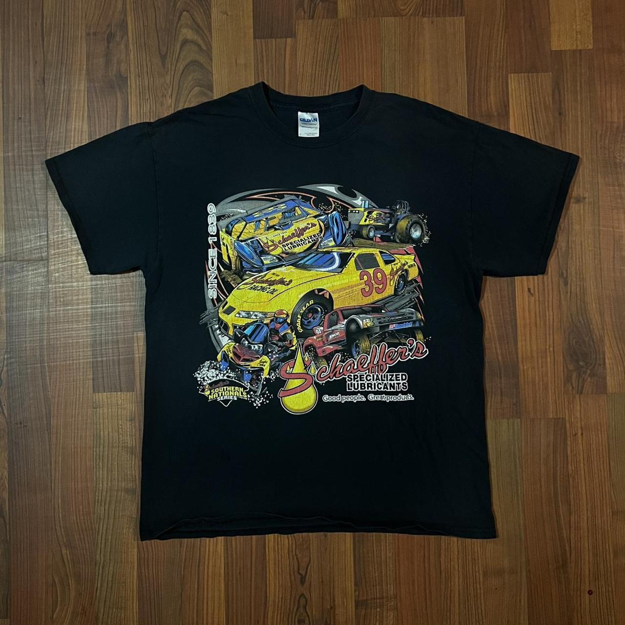 NASCAR style racing shirt Size large Great condition - Depop