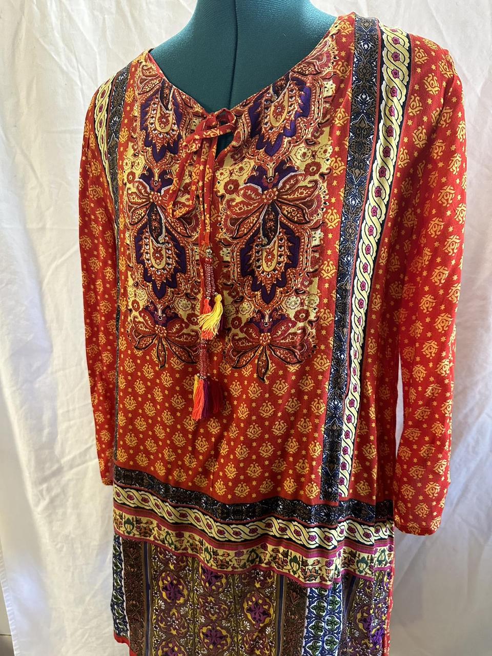 Ananda's Collection Women's Blouse - Multi/Red - … - image 3