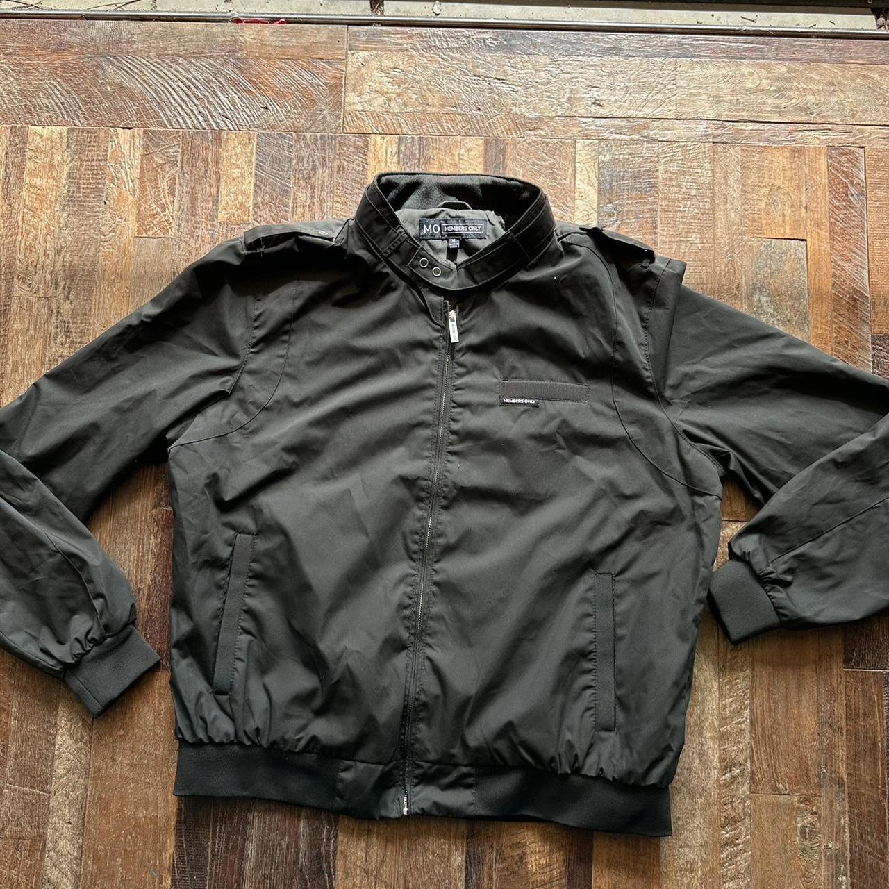 Black members only jacket best sale