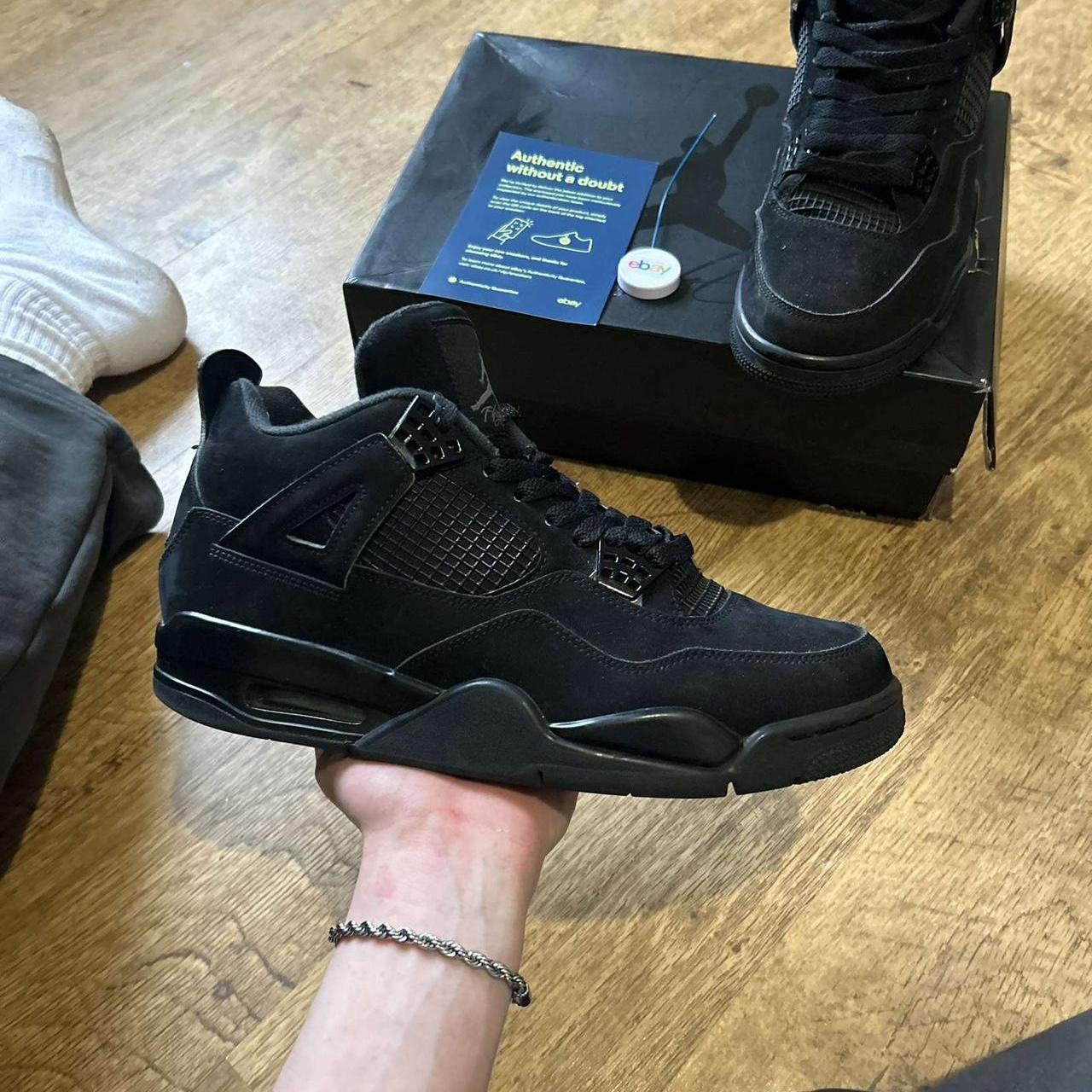 black jordans ebay