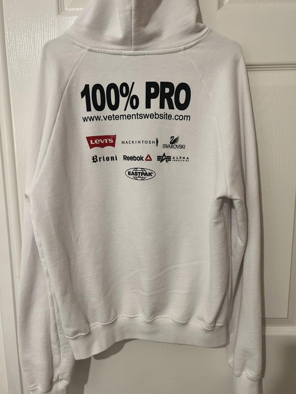 Vetements 100 pro on sale hoodie