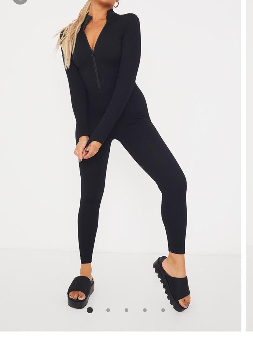 Black jumpsuit plt online