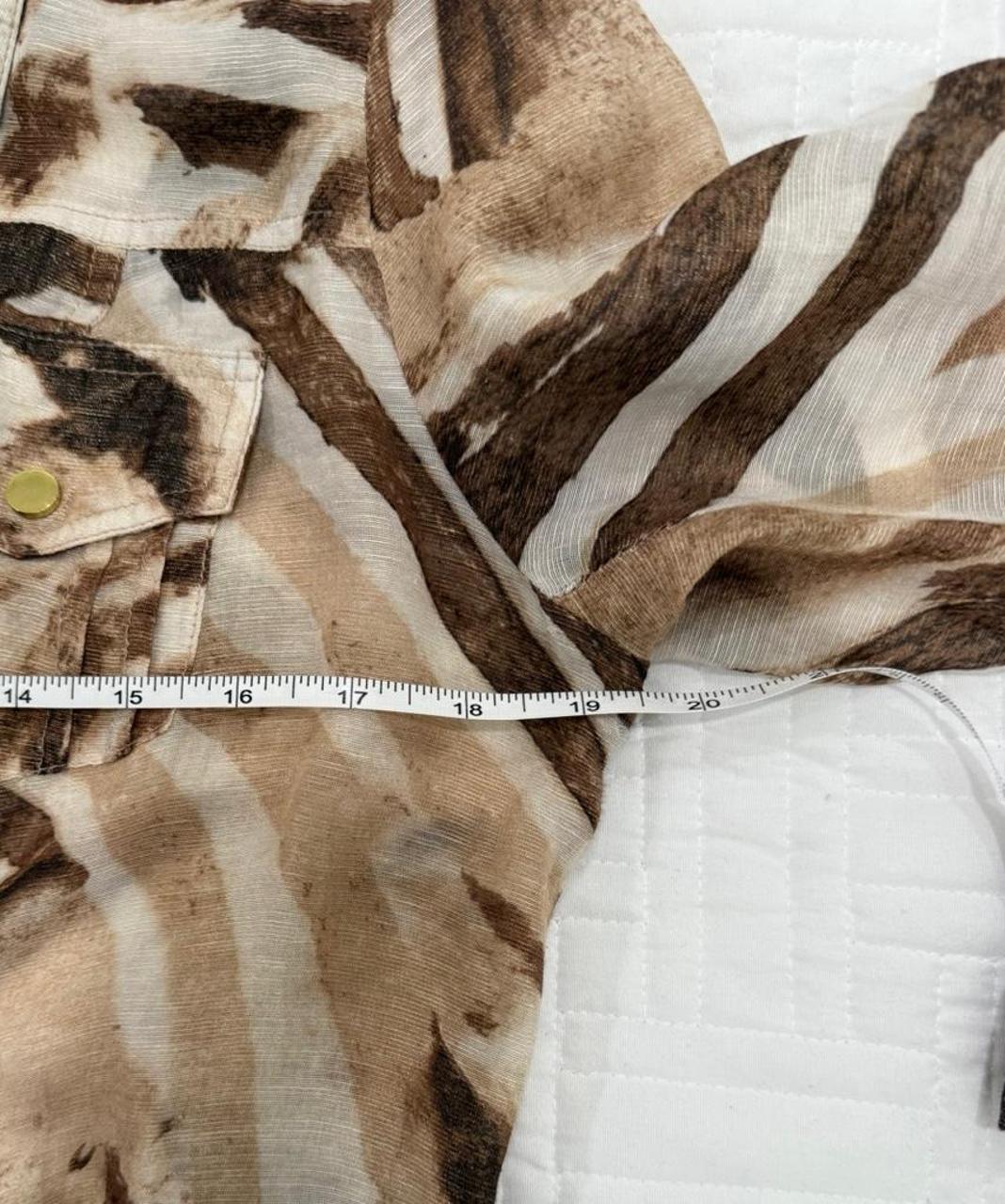 Cache Women's Blouse - Brown/Multi - M – Cache Sa… - image 8