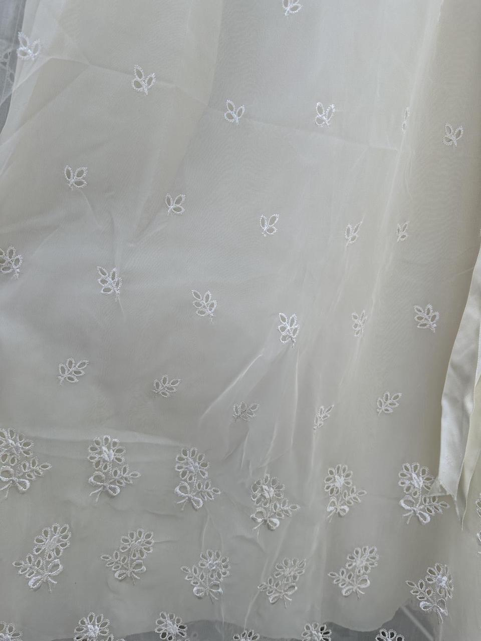Women's Skirt - White/Cream - S – Stunning lace e… - image 6