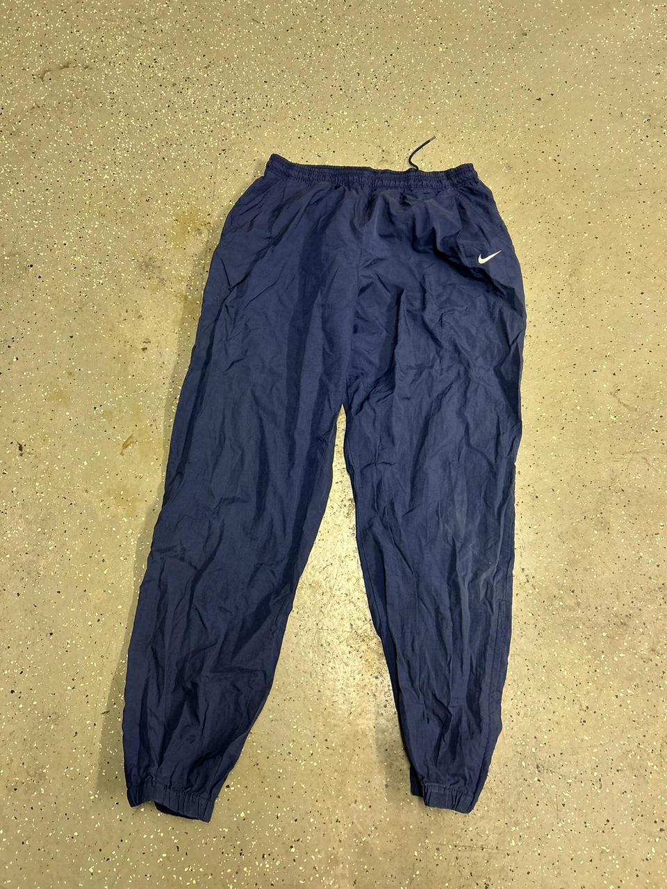 Large 90’s navy Nike track pants Great pair of... - Depop