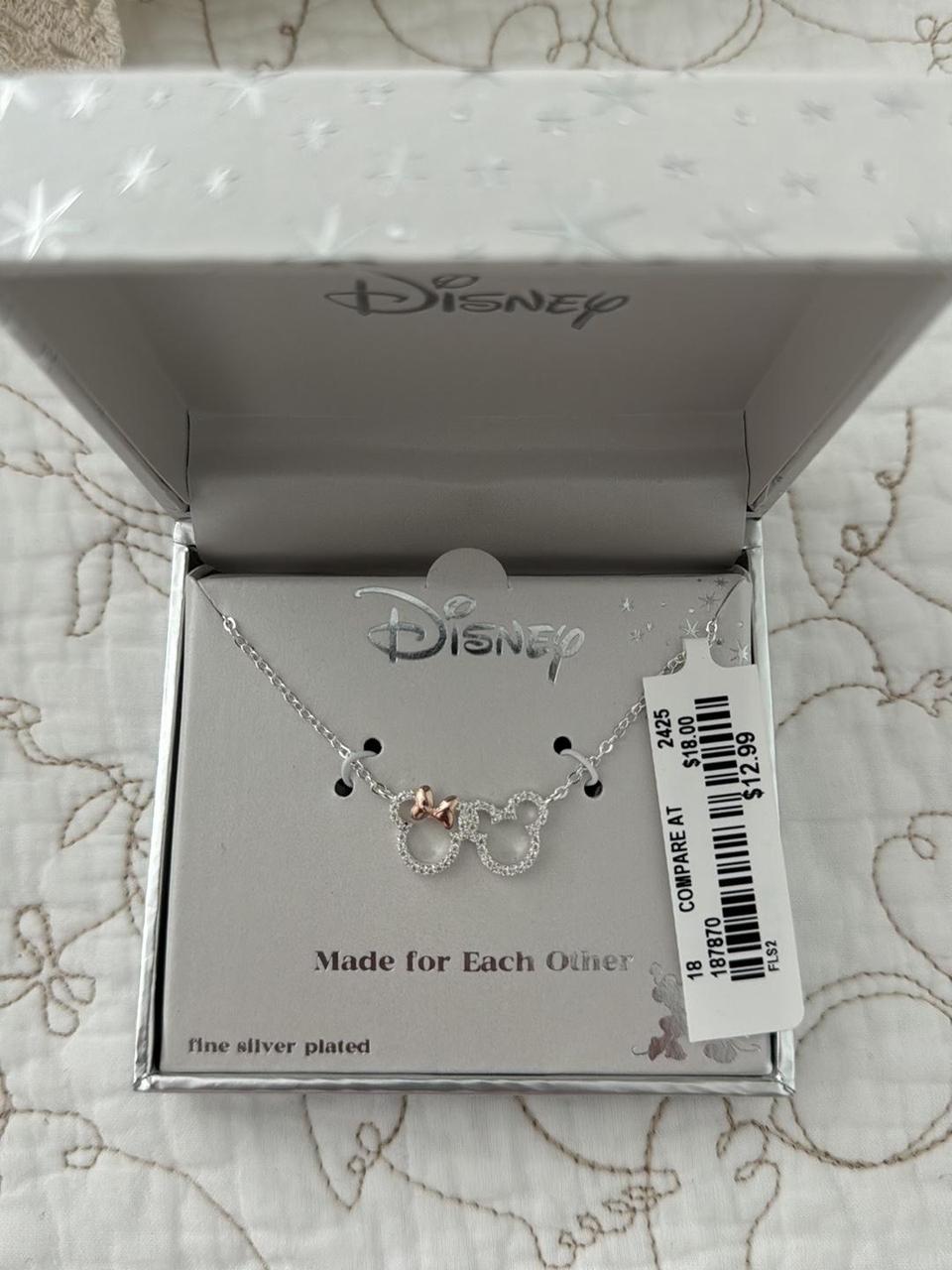 BRAND NEW Disney Mickey and Minnie necklace Received... - Depop