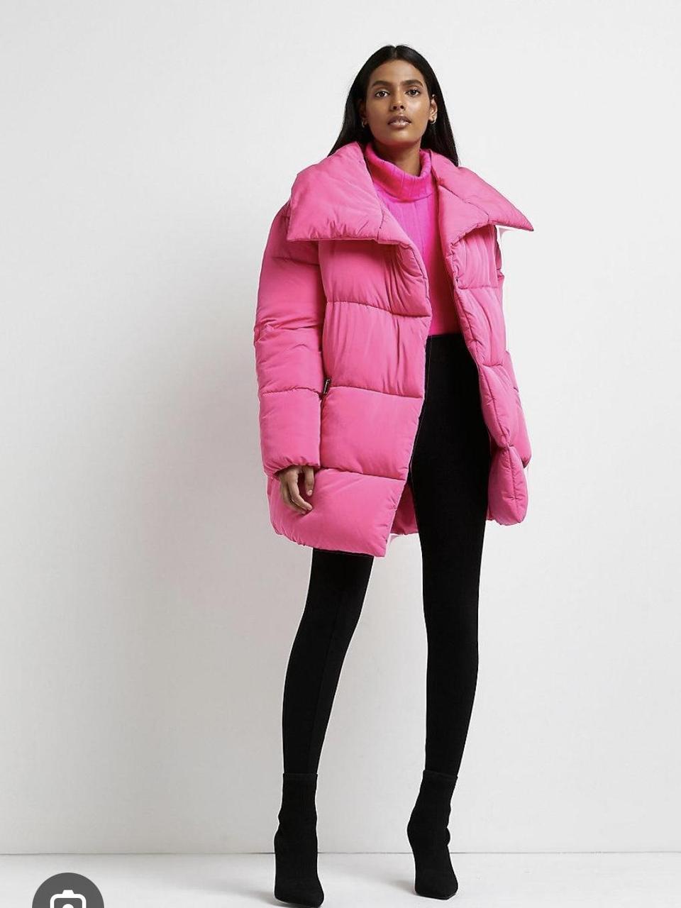 River island pink jacket on sale