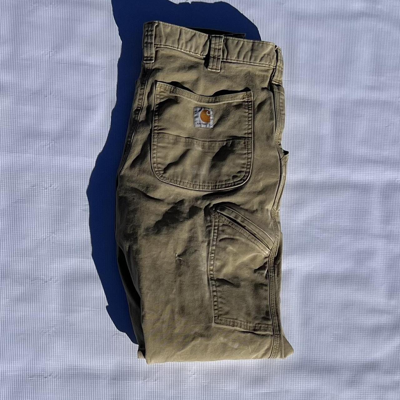 Vintage y2k carhartt pants with beautiful wash 32x36... - Depop