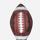 First down red and burgundy ball sports