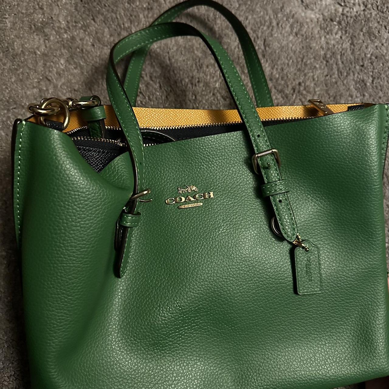 2007 Coach Vintage Y2K Lime Green Signature Soho | Depop