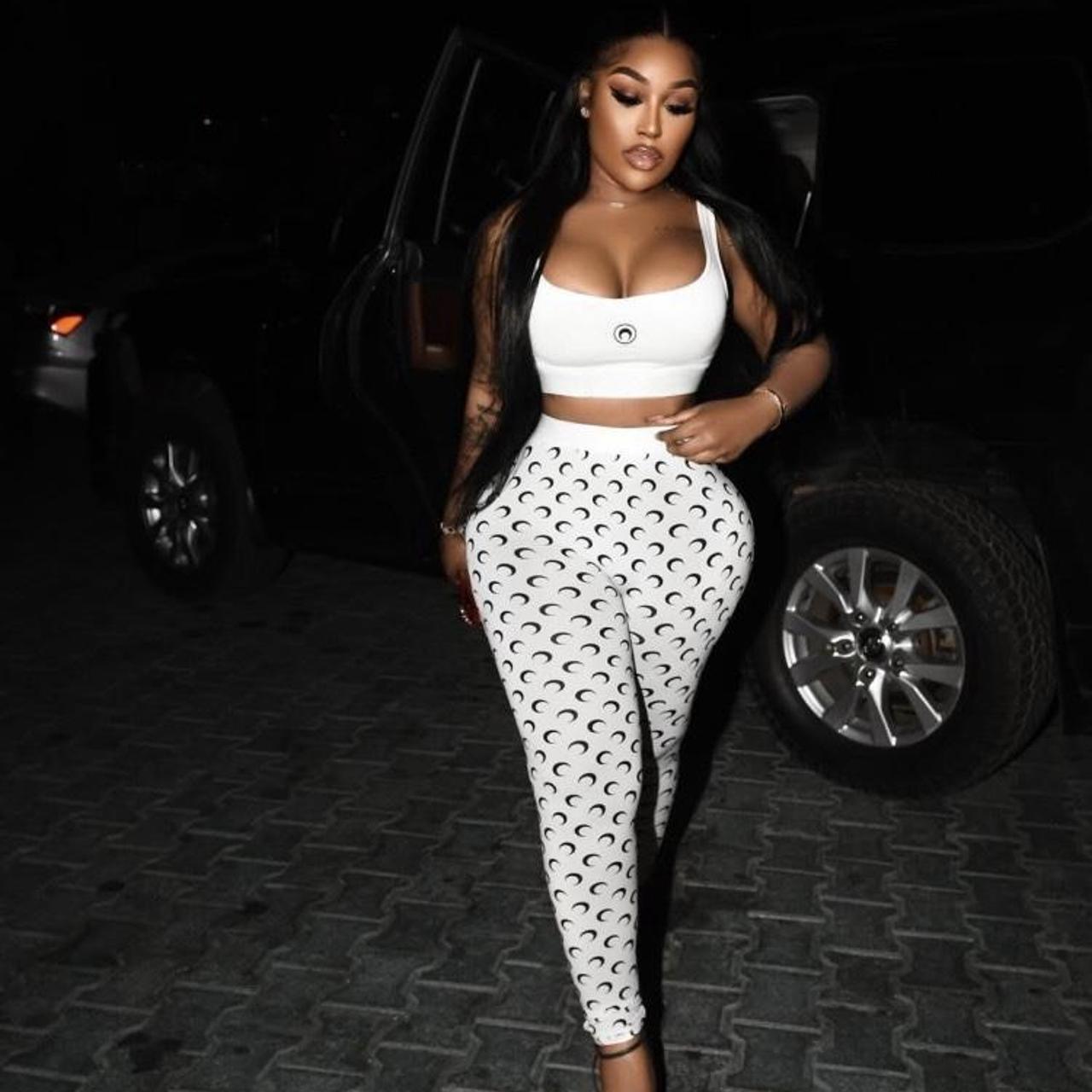 NIKE Marine serre ボディスーツ Nike x Marine Serre 2-in-1 Jersey Bodysuit Guava Ice/Green