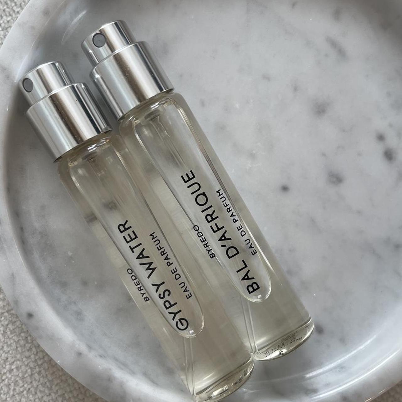 Byredo travel size perfume. 2 of their top selling... Depop