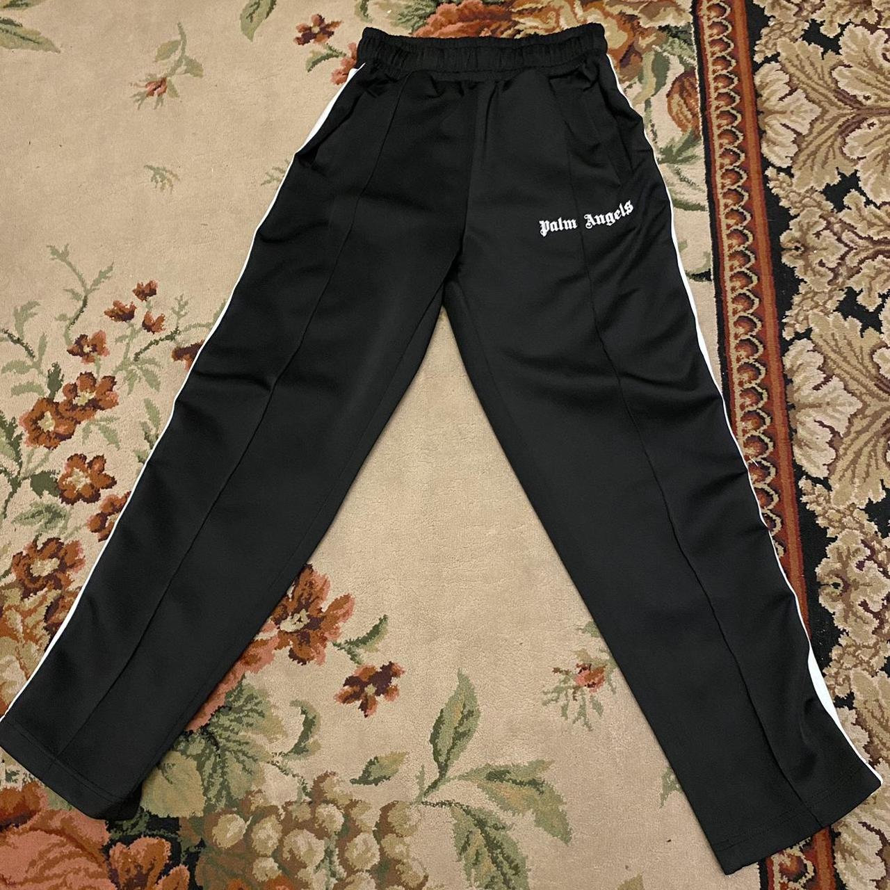 Palm Angels Trackpants Black Size M. Item is used.... - Depop