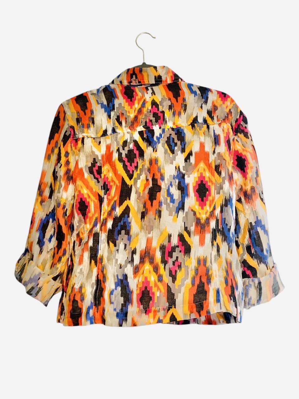 Ruby Rd. Women's Shacket Jacket - Multi/Orange - … - image 4