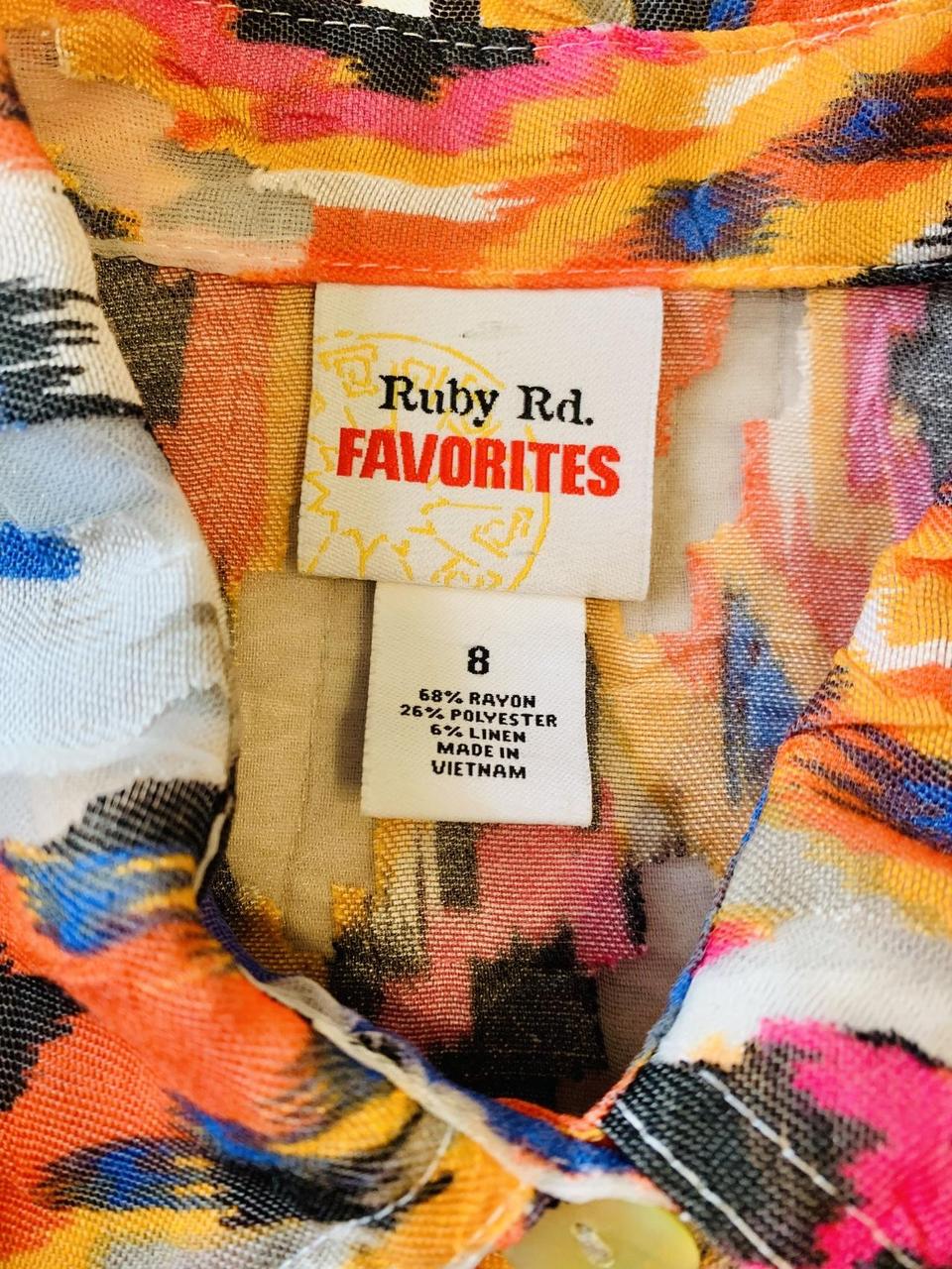 Ruby Rd. Women's Shacket Jacket - Multi/Orange - … - image 7