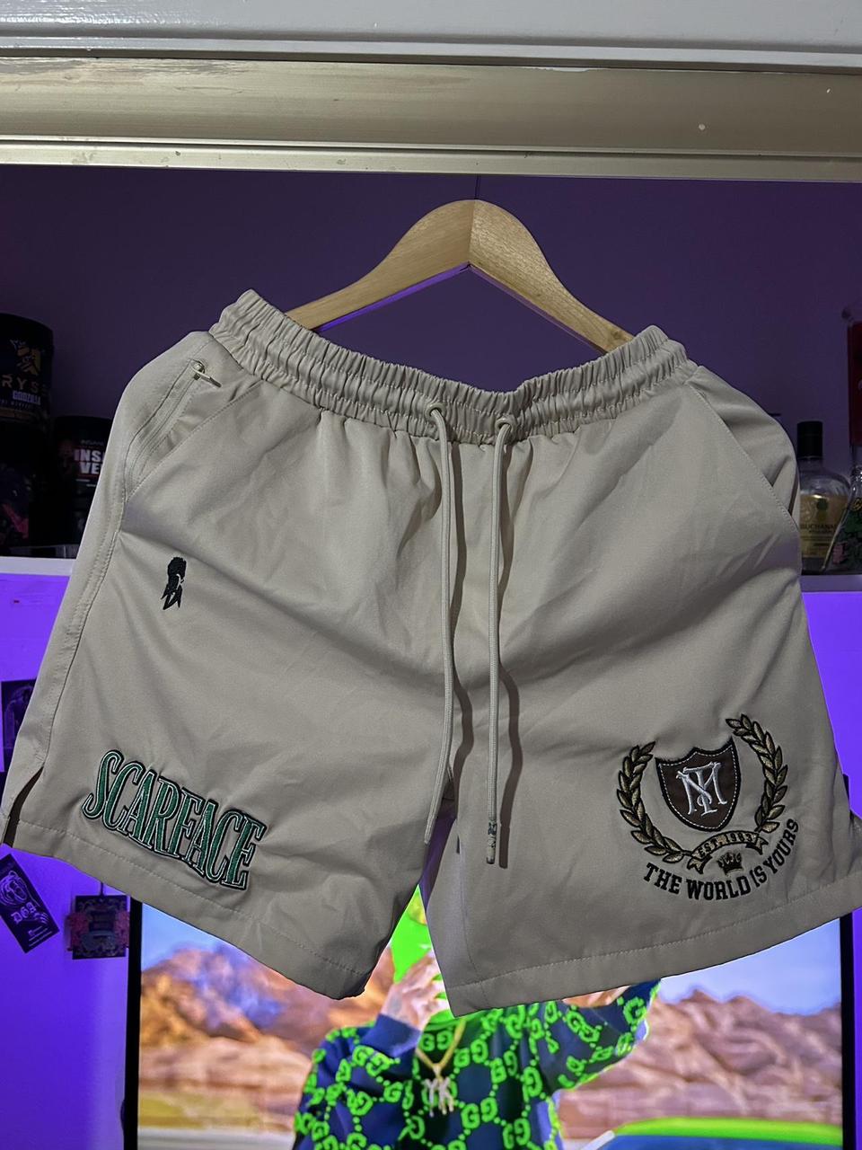 Palace Men's Shorts - Cream/Tan - S – Cream and green Scarface x shoe palace …