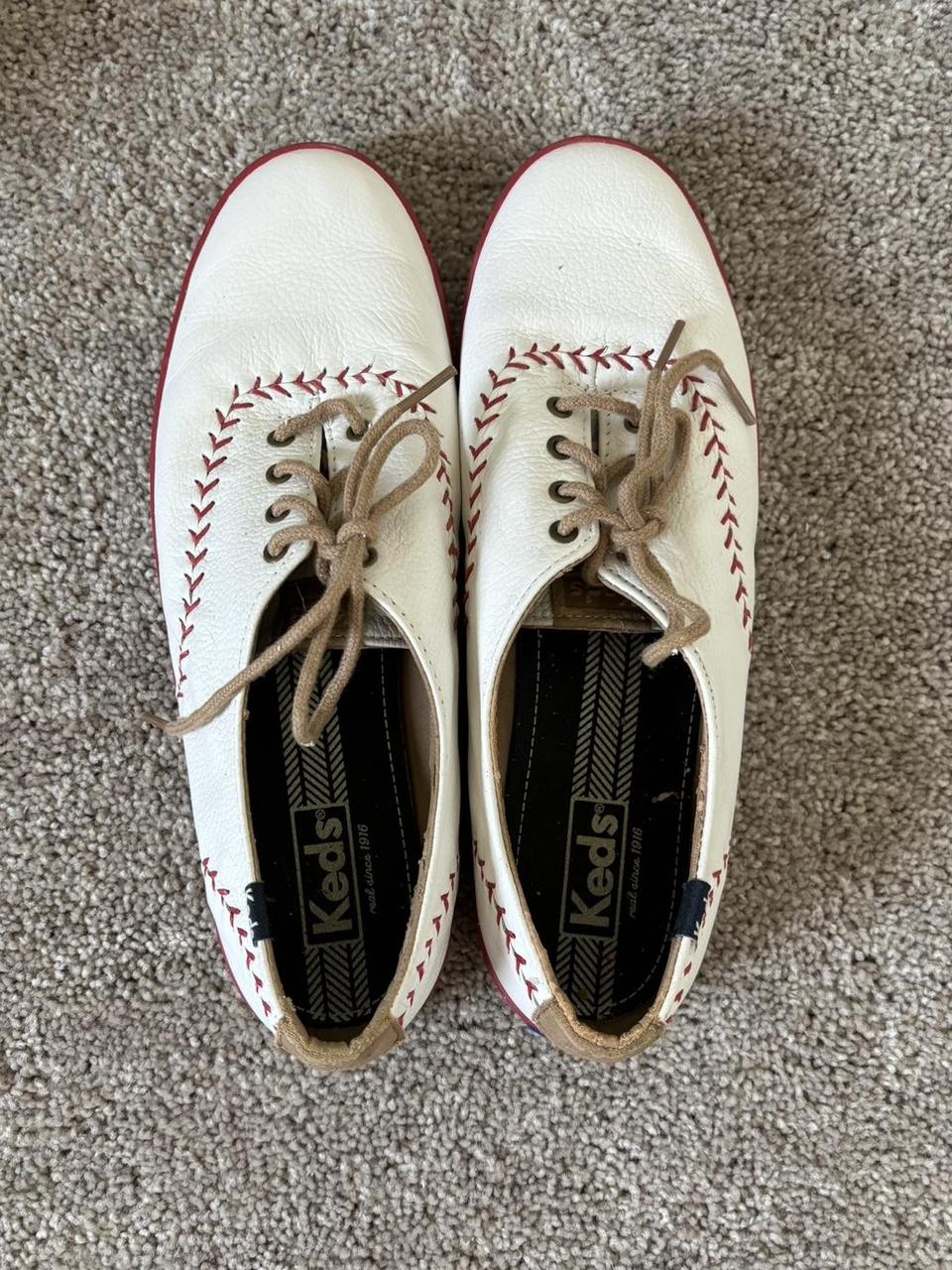 keds baseball shoes leather