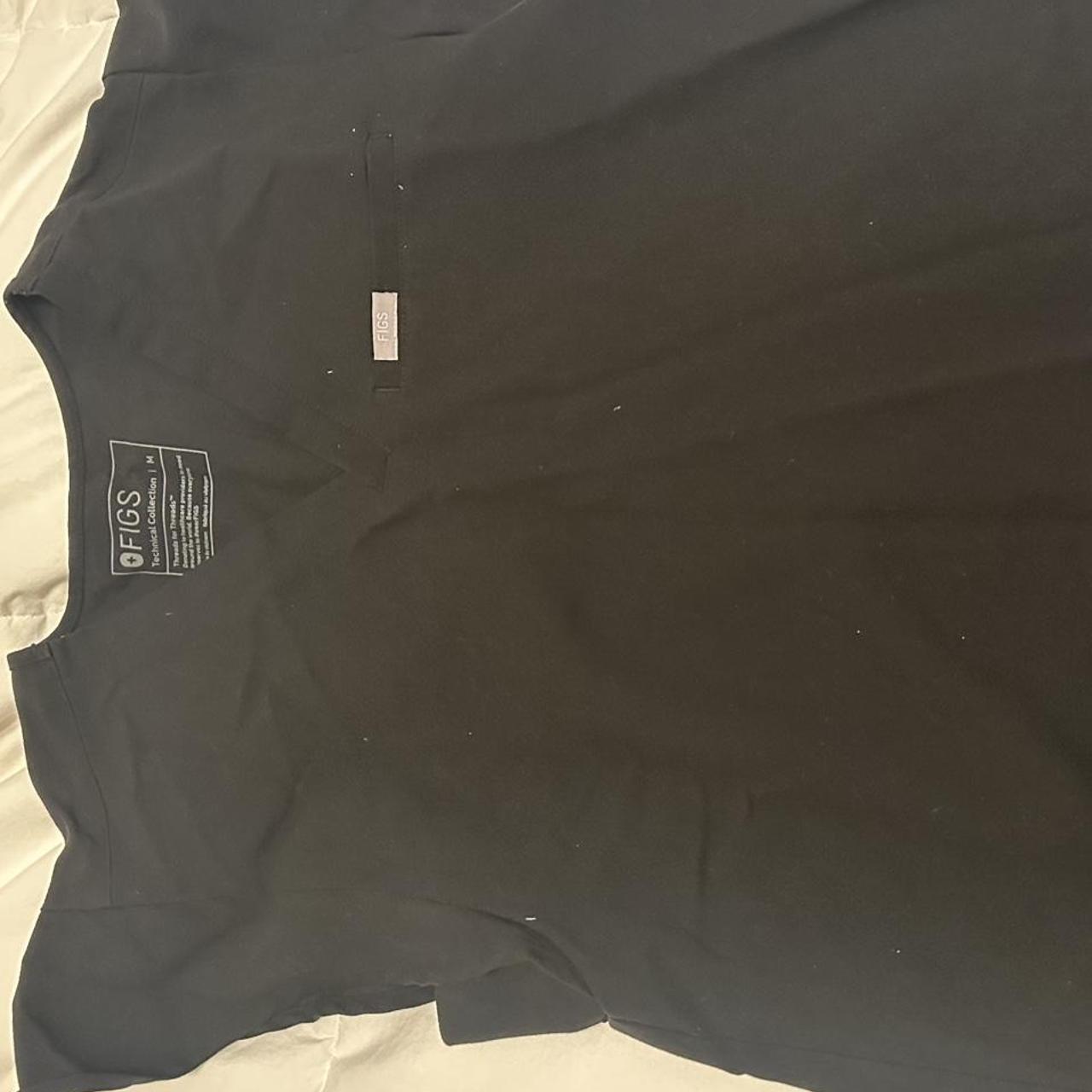 figs ruffle scrub top size medium no rips or stains | Depop