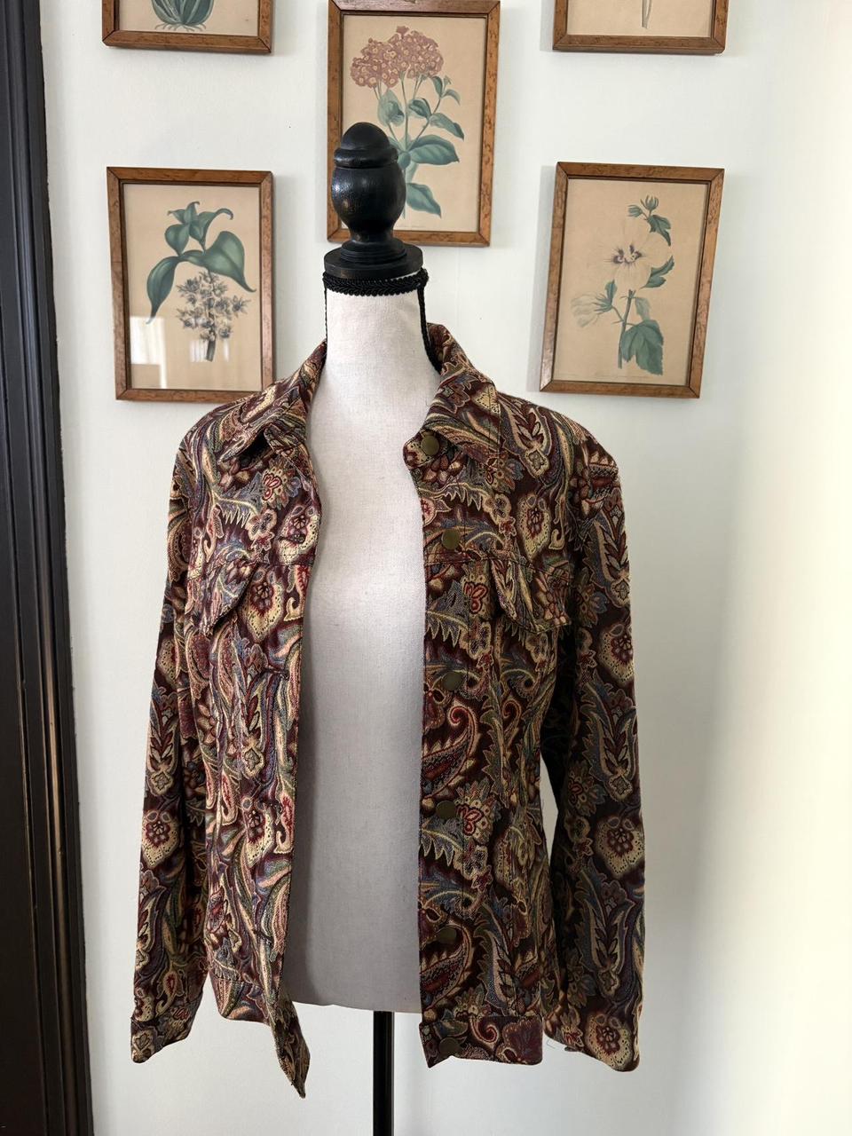 Multiples Women's Jacket - Multi/Brown - M – eart… - image 1