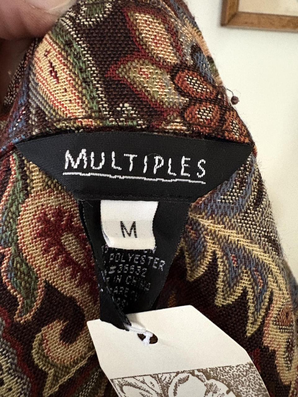 Multiples Women's Jacket - Multi/Brown - M – eart… - image 5