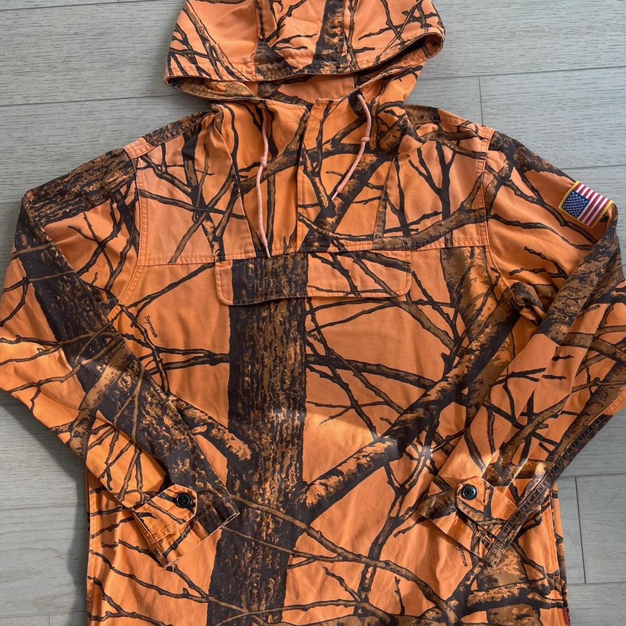 Supreme orange sale camo jacket