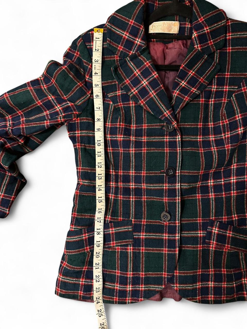 Pendleton Women's Blazer Jacket - Green/Multi - 1… - image 7