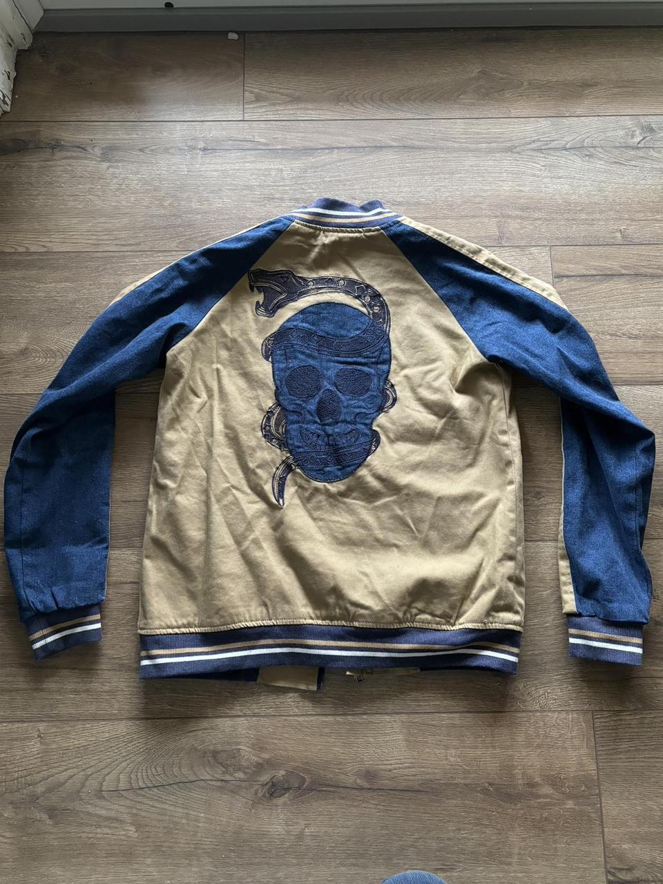 Epic Threads Women's Varsity Jacket - Multi/Navy … - image 1