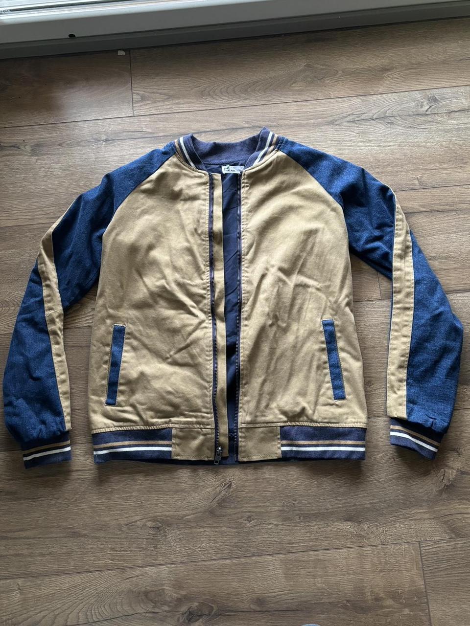 Epic Threads Women's Varsity Jacket - Multi/Navy … - image 2