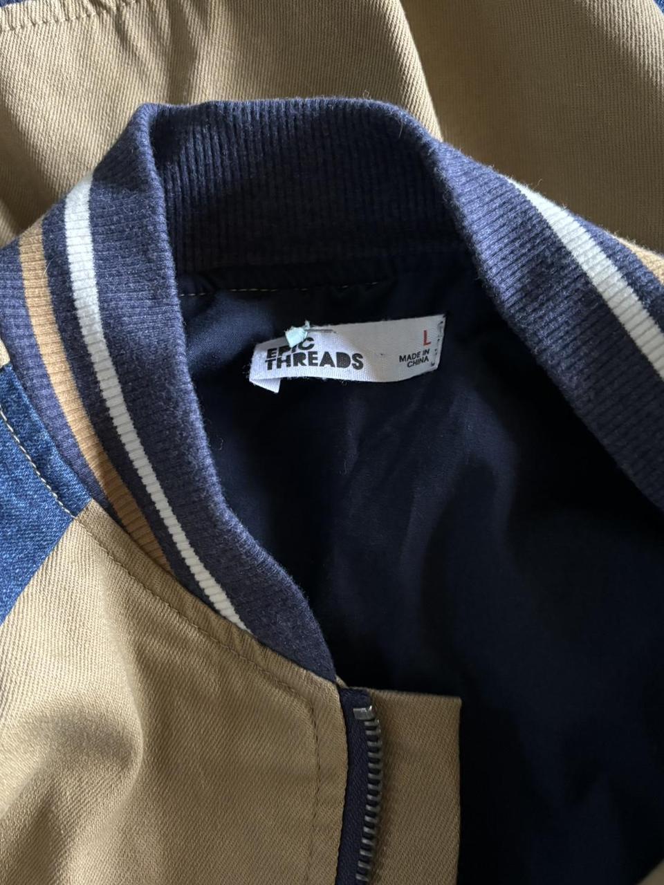 Epic Threads Women's Varsity Jacket - Multi/Navy … - image 5