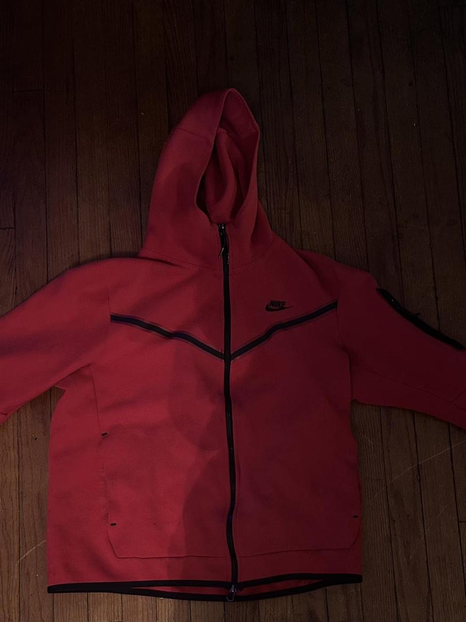 mens nike black sweatshirt red tick