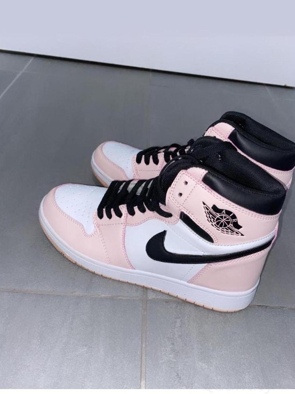 Pink Nike Jordan’s - Depop