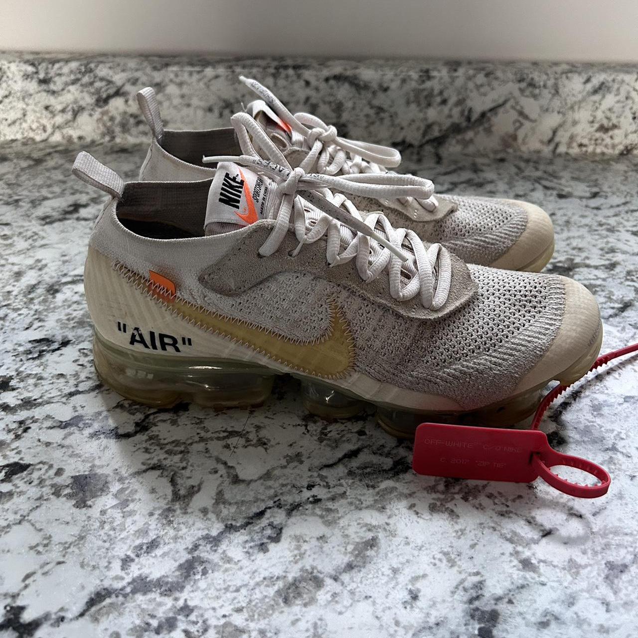 Off white 2024 nike yellowing