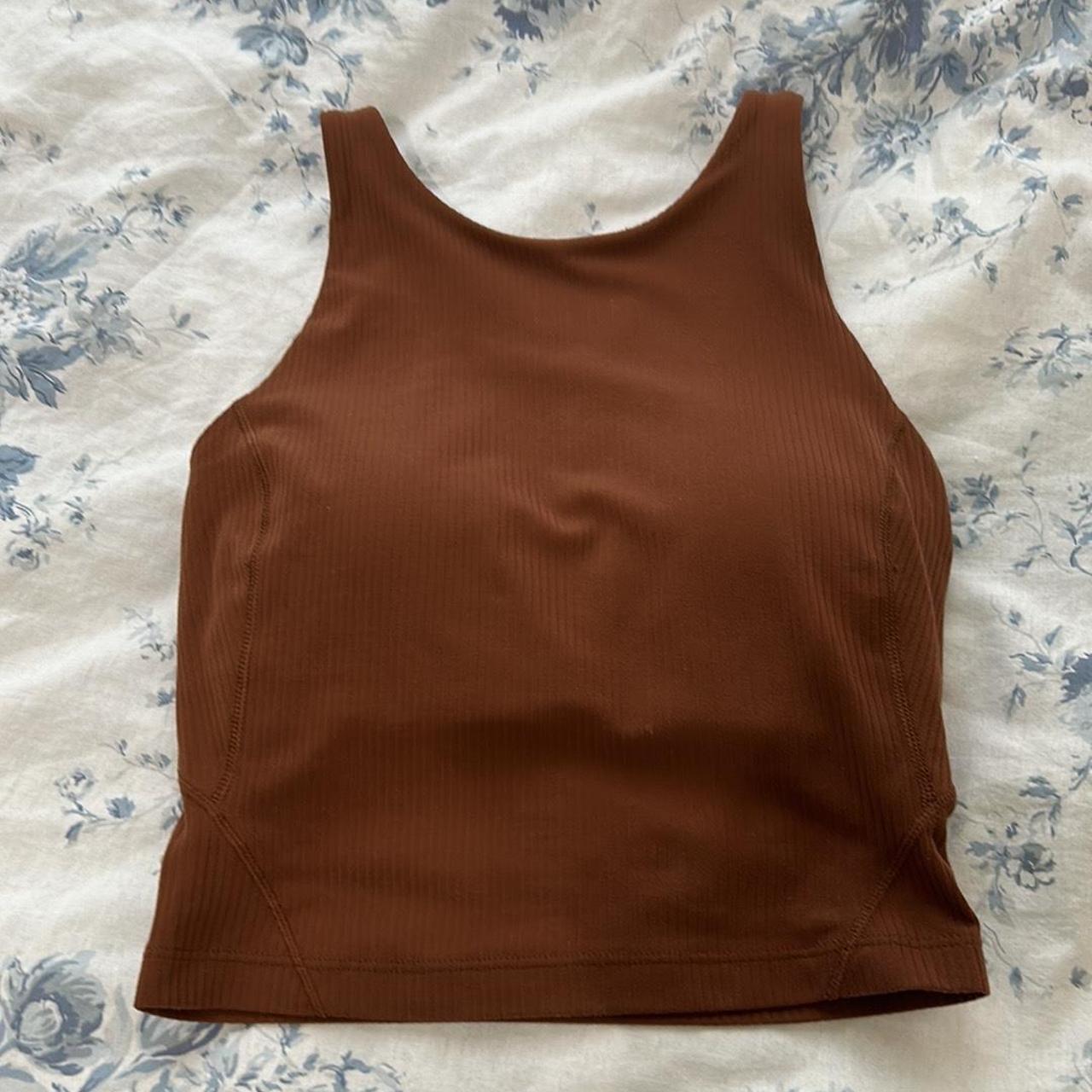 Shops Lululemon align ribbed tank top roasted brown