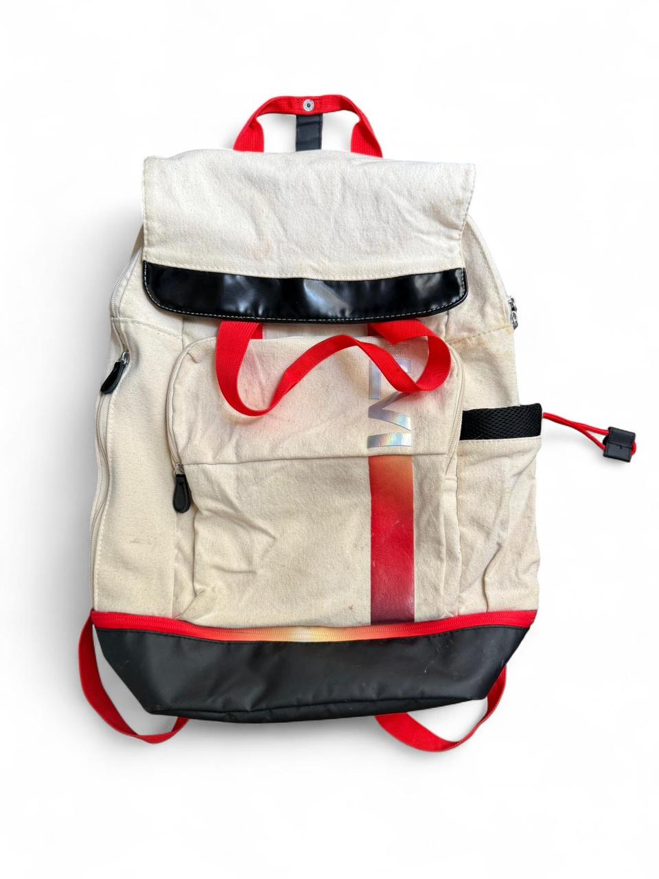 Source Unknown Men's Backpacks - Cream/Multi – SU… - image 1