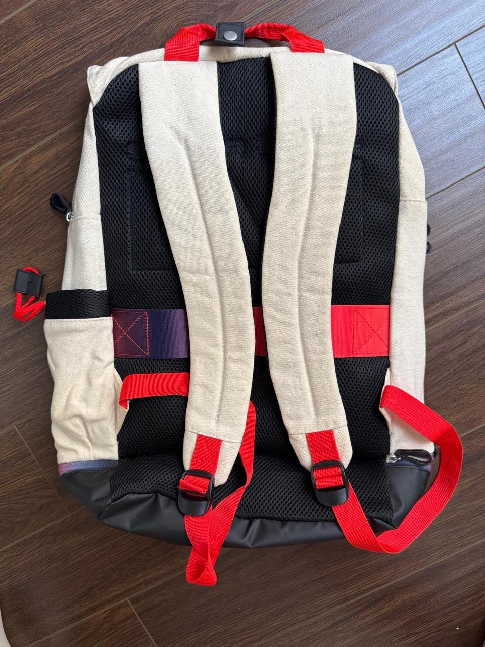 Source Unknown Men's Backpacks - Cream/Multi – SU… - image 2