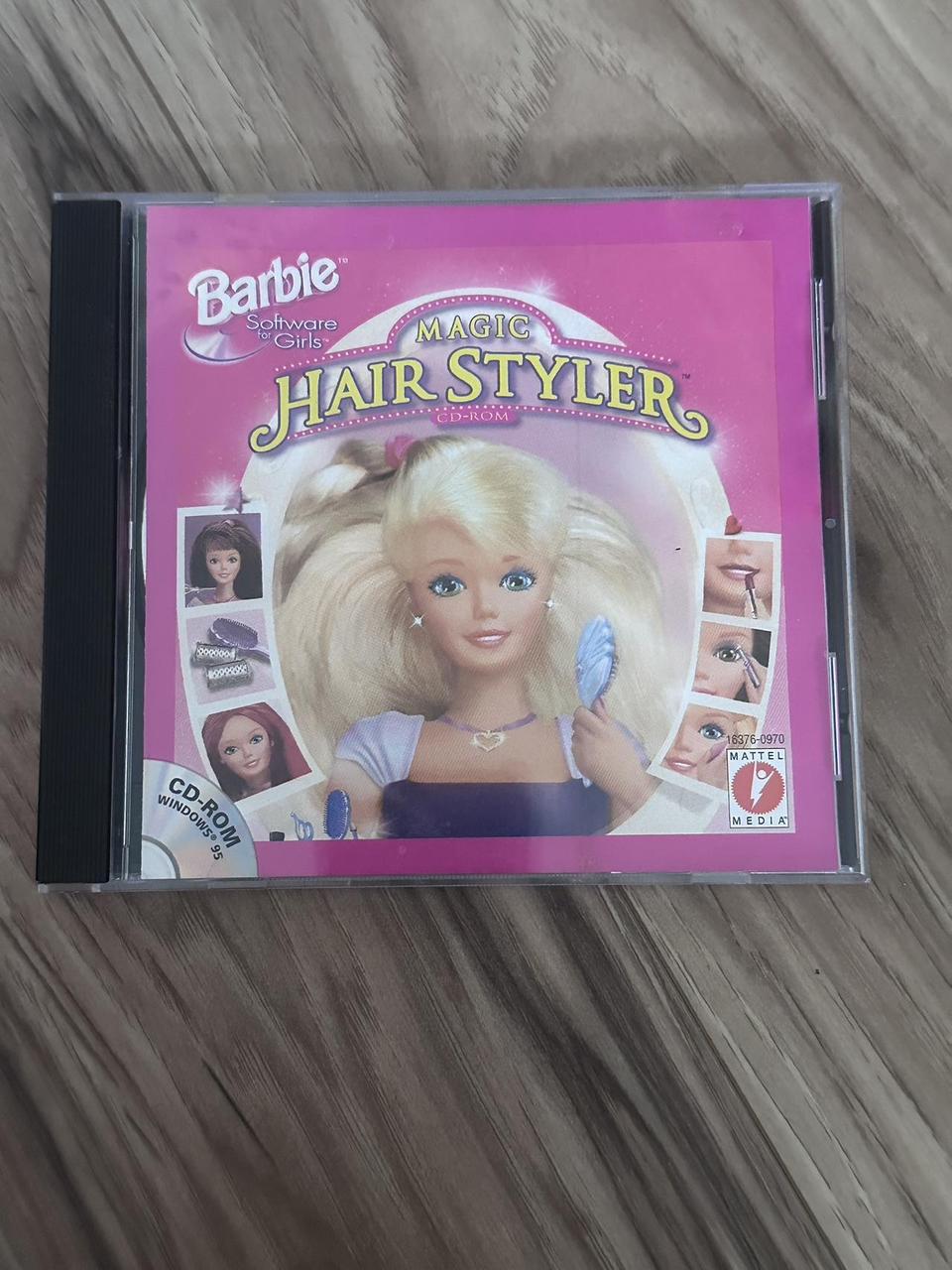 Barbie Hairstyle CD ROM Game Thrifted but never used... - Depop