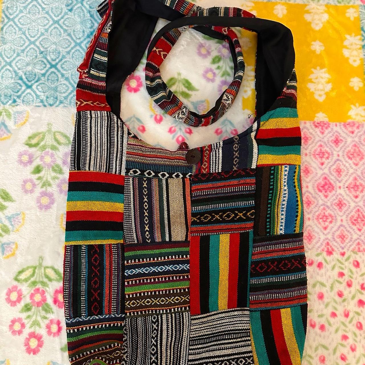 Women's Bag - Multi – Multicoloured patchwork hal… - image 1