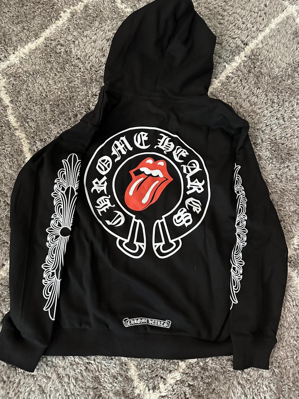 Chrome Hearts X Rolling Stones Hoodie Size Depop 0886