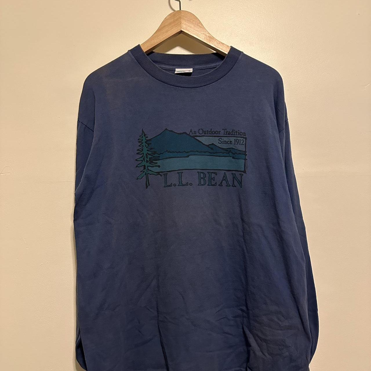 Vintage 90s Russell Athletic x L.L. Bean Boxy Blank | Depop
