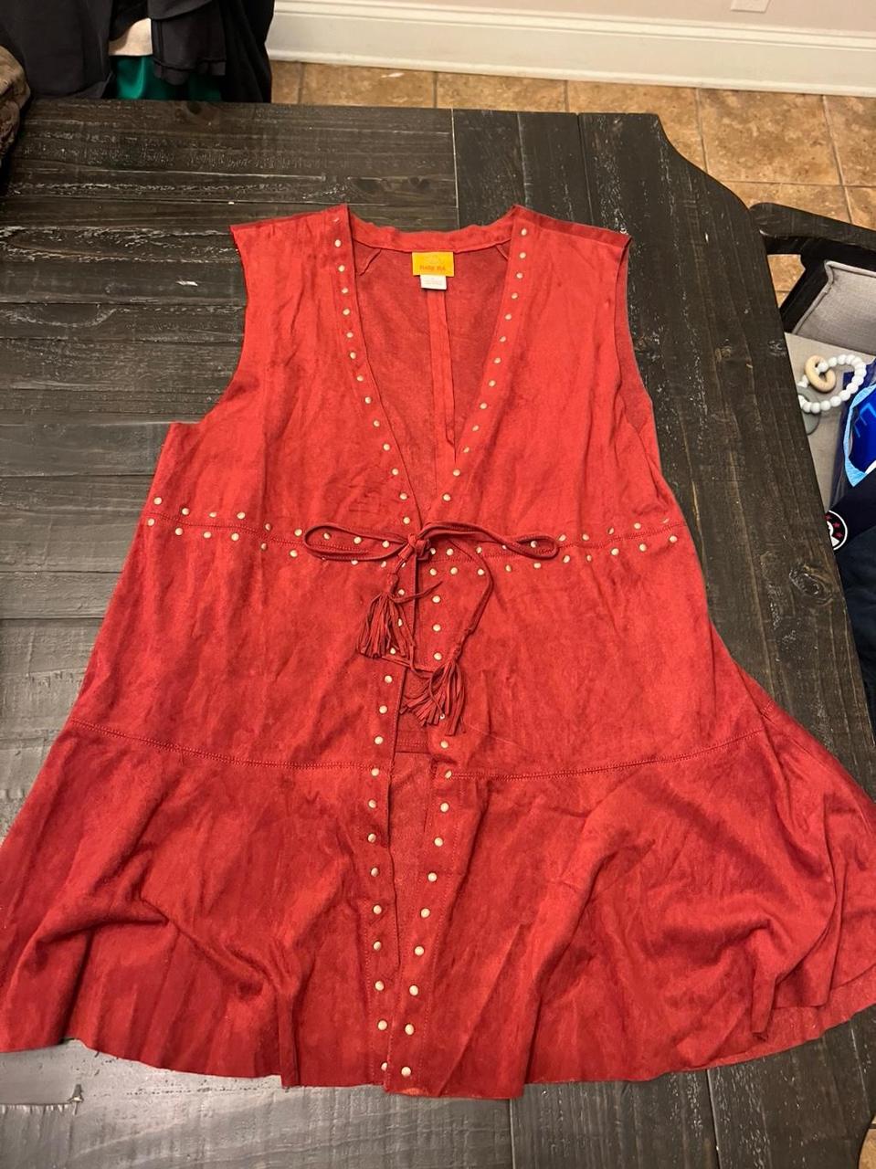 Ruby Rd. Women's Top - Red/Burgundy - L – Ruby Rd… - image 1