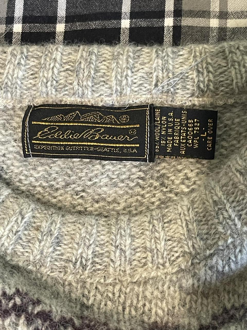 Eddie Bauer Vintage Sweater (runs larger) - Depop