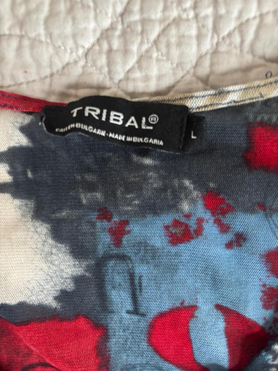 Women's Blouse - Multi/Red - L – Unique patchwork… - image 6